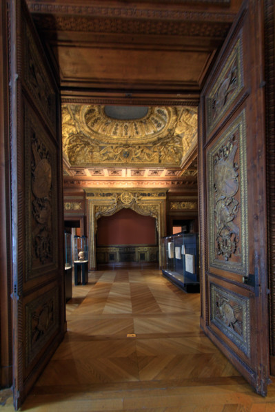 Paris, Louvre Museum, bedroom of King Louis XIV