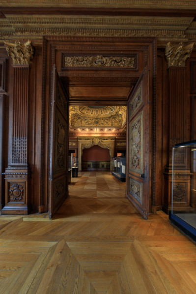 Paris, Louvre Museum, bedroom of King Louis XIV