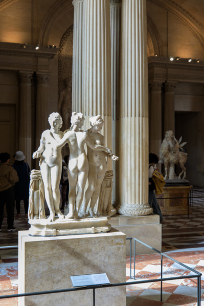 Paris, Louvre Museum, the Salle des Cariatides