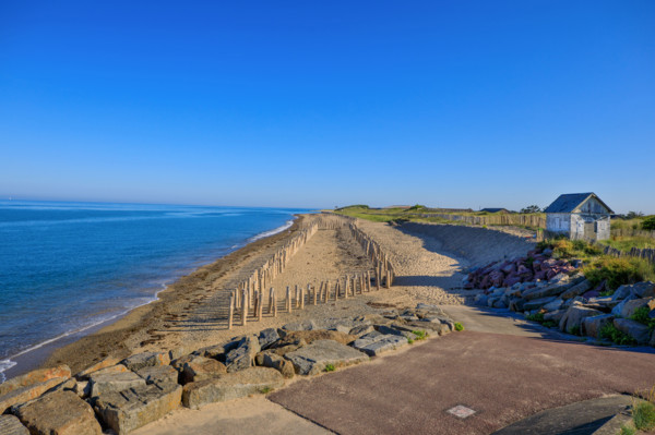 france, region Normandie, Manche, cotentin, Agon coutainville,, plage de la Poulette, babine,