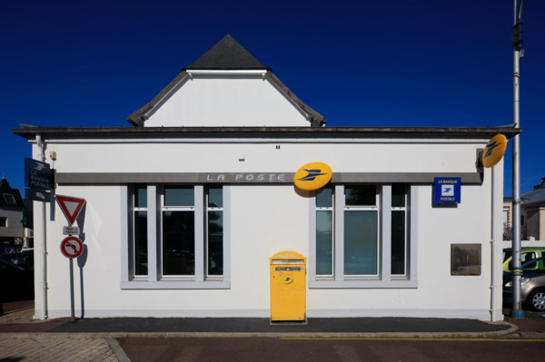 france, region Normandie, Manche, cotentin, Agon coutainville, poste