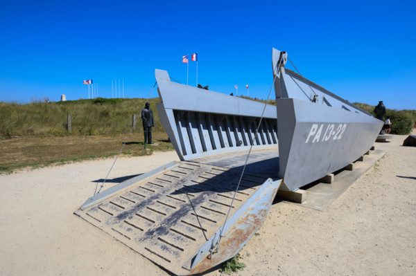 france, region Normandie, Manche, cotentin, plages du debarquement, Sainte-Marie du Mont,  Utah