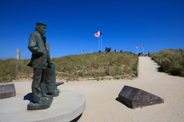 france, region Normandie, Manche, cotentin, plages du debarquement, Sainte-Marie du Mont,  Utah