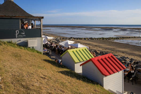 France, region Normandie, Manche, cotentin, Agon coutainville,  plage, rue dramad derriere la