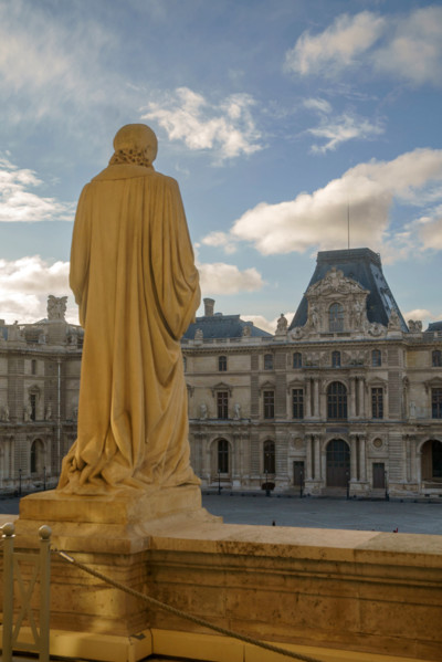 Paris, Musée du Louvre, cour Napoléon