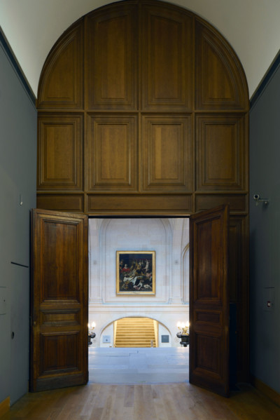Paris, Musée du Louvre, Escalier Lefuel