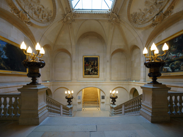 Paris, Musée du Louvre, Escalier Lefuel