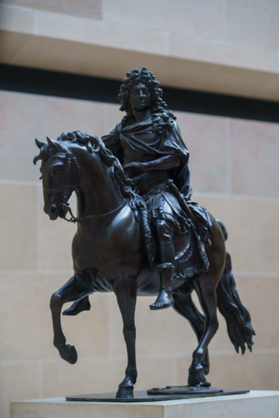 Paris, Musée du Louvre, Statue équestre de Louis XIV par François Girardon