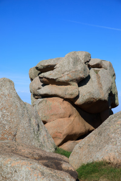france, région Bretagne, Côtes d'Armor, côte de granit rose, Ploumanac'h, les rochers