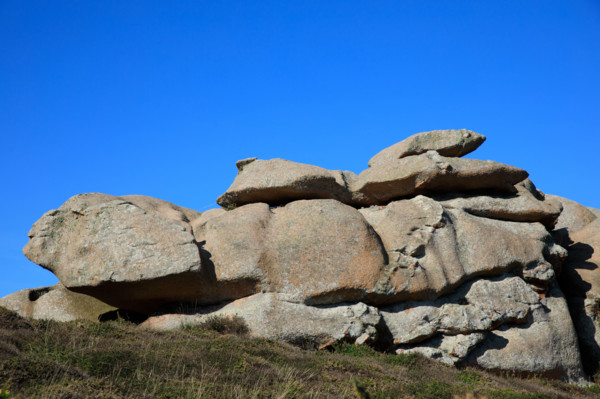 france, région Bretagne, Côtes d'Armor, côte de granit rose, Ploumanac'h, les rochers