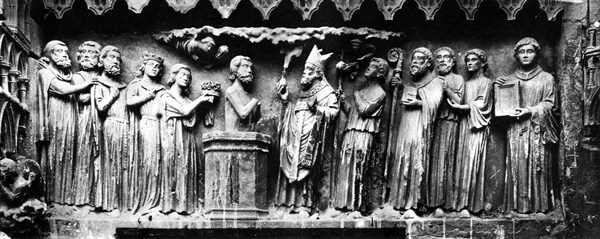 Baptism of Clovis by Saint Remi (466-511)