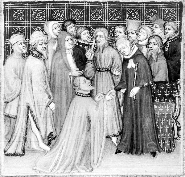 Grandes Chroniques de France - mort de Charles d'Espagne