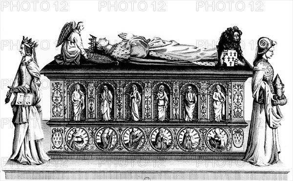 Tomb of François II, Duke of Brittany and Marguerite de Foix