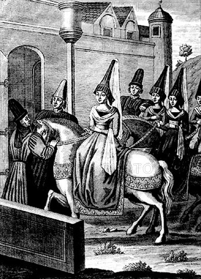 Arrival in Tours of "Madame la Dauphine", who is Marguerite of Scotland