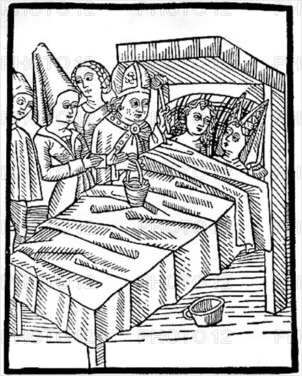 Blessing of the wedding bed