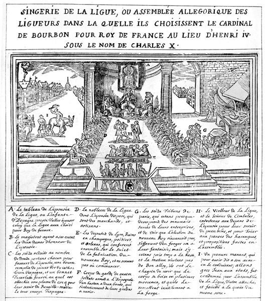 Caricature de la Ligue