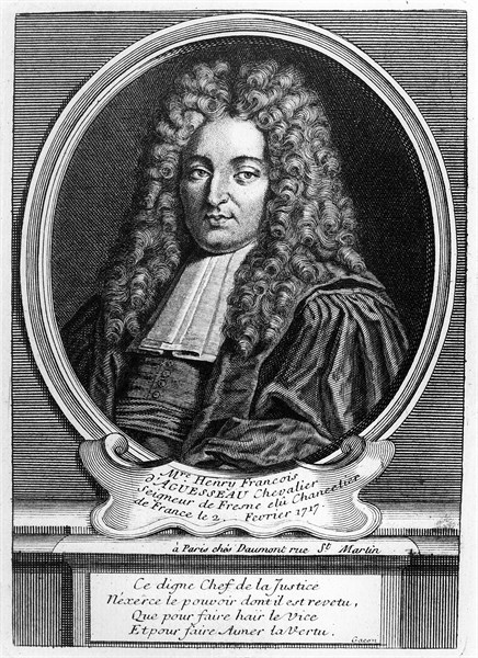 Daguesseau,  Henri François, Chancelier (1717-1750) -