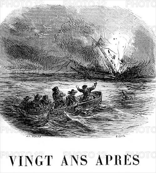 Explosion of a ship