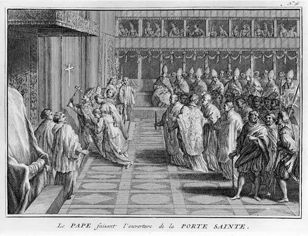 Ouverture de la Porte Sainte à Saint-Pierre de Rome -
