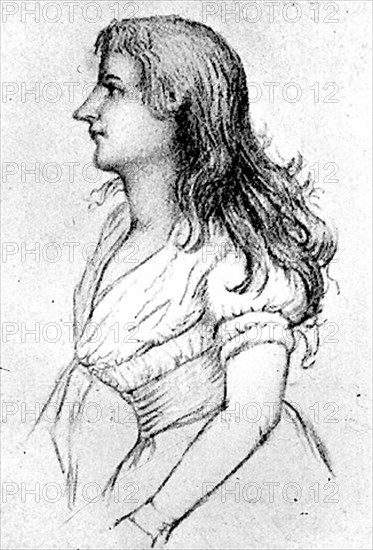 Lucile Duplessis, wife of Camille Desmoulins, executed for protesting to Robespierre about her husband's fate