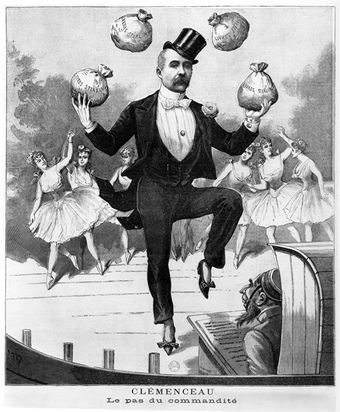 Caricature of Clemenceau