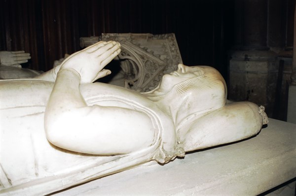Lying of Marguerite de Flandres, girl of Philippe V