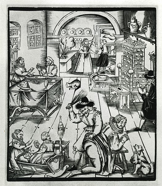 Femme fouettée par son mari