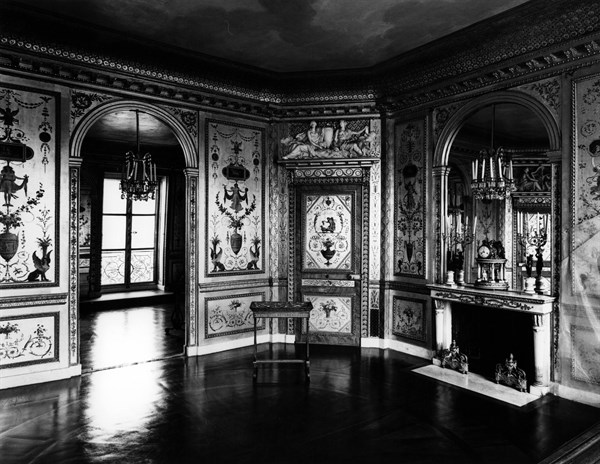 Château de Fontainebleau : Le boudoir de  Marie-Antoinette.