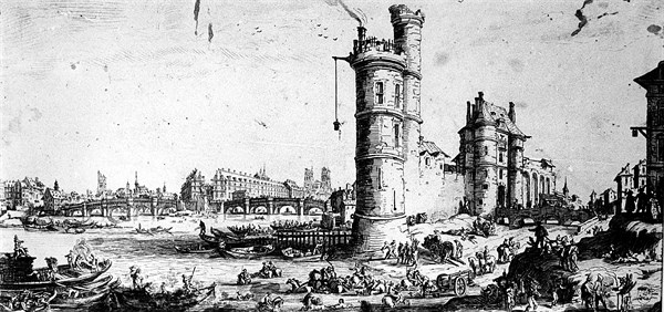 Paris. Ancienne enceinte de Philippe Auguste.