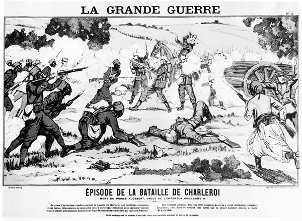 Guerre 14-18. La bataille de Charleroi.