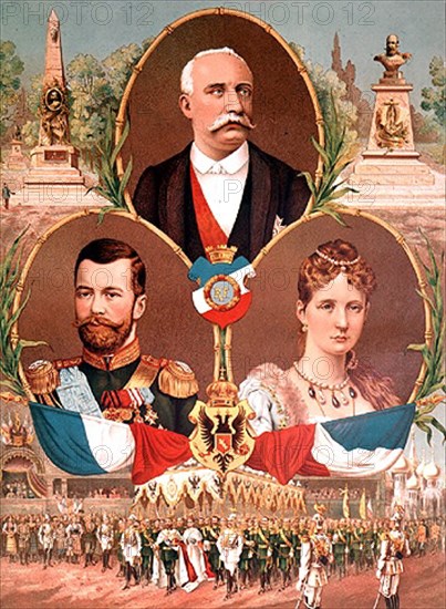 President Félix Faure receives Tsar Nicolas II in Paris