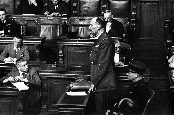 The Dentz General is condemned to death.  1945