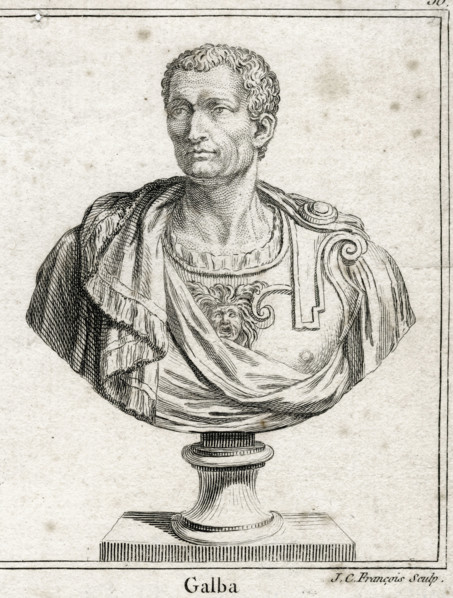 Galba (-5 à 69). Empereur romain (68 - 69).