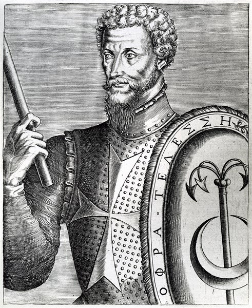 Leon Strozzi (1515-1554).  Admiral, general Captain of Galères.
