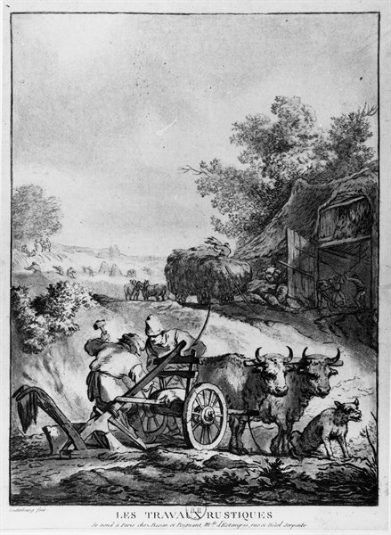 Life of the peasants.  Agricultural work.