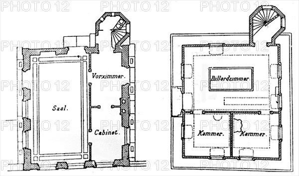 Plan of the pavilion for physical regeneration, built in Rieben in 1781