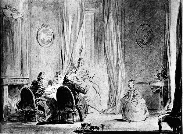 Family circle by Fragonard.