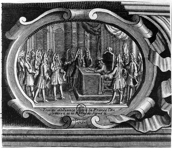 Treaty of alliance enters France and England.  1717
