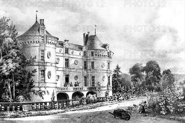 Château du Lude, datant des XIIIe et XVIe siècles. La Flèche.