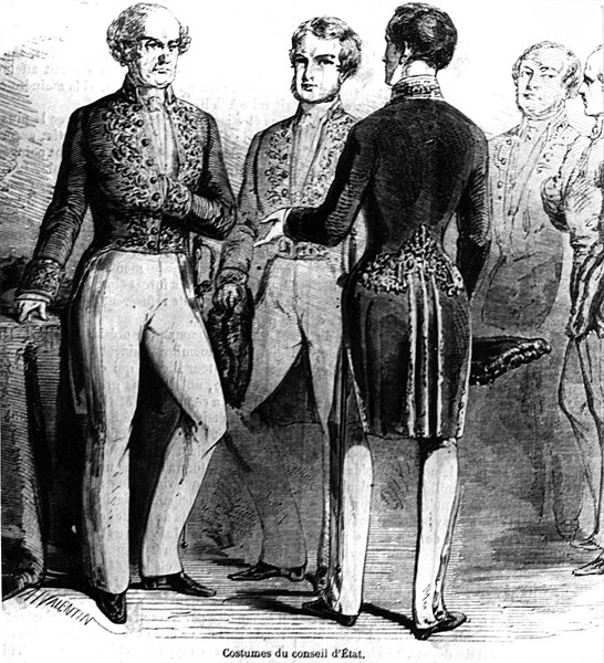Costumes of the Council of State.