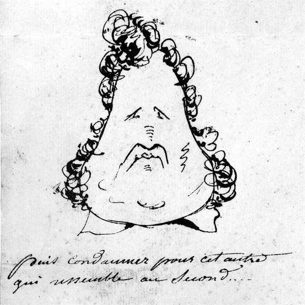 Caricature of Louis-Philippe
