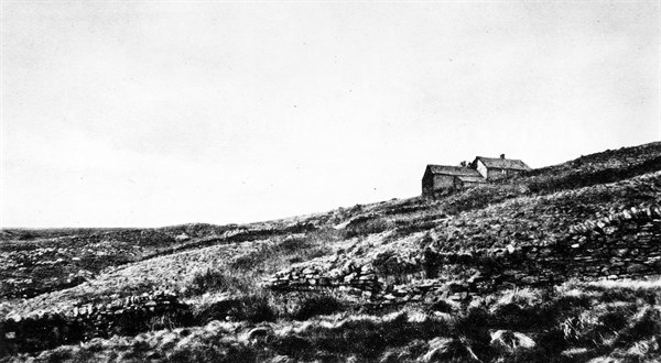 The moor where Emilie Brontë camped her novel.