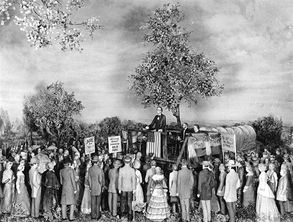 Etats-Unis. 27 août 1858. Les discours de Lincoln