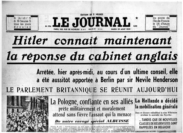 The Parisian one ":  Preliminaries with the War Holland mobilizes.