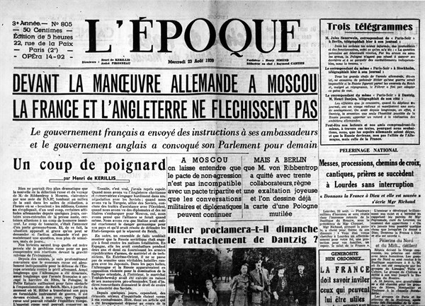 L'Epoque. Manœuvre allemande à Moscou