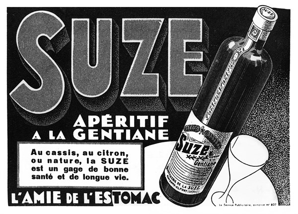 Advertisement for Suze