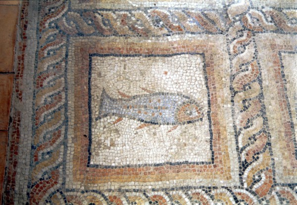 Roman house (Montcaret) Caldarium : detail
