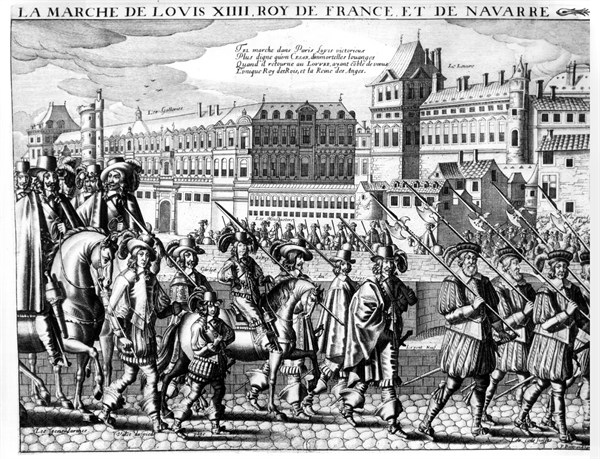 Traversée de Paris par Louis XIV enfant