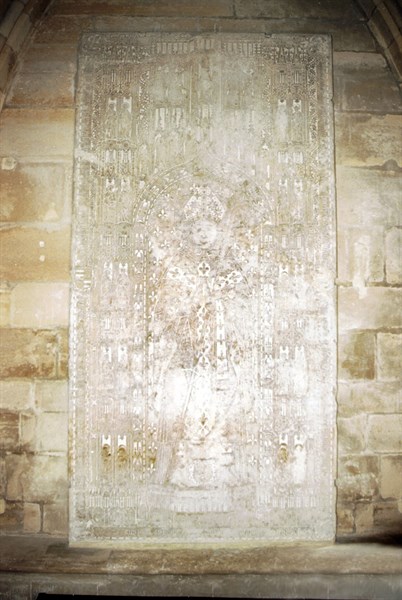 L'Abbé Antoine de la Hay (? - 1505).
Pierre gravée (Saint-Denis).