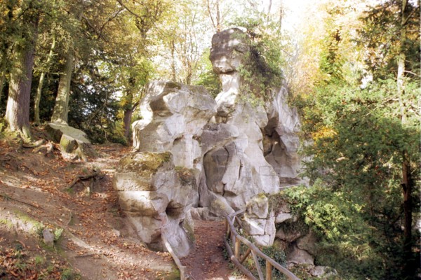 Versailles, le Rocher de l'Escargot au Belvédère du Trianon